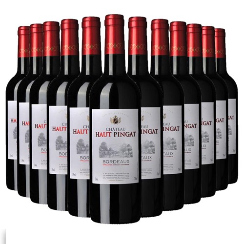 Case of 12 Chateau Haut Pingat Bordeaux 75cl Red Wine